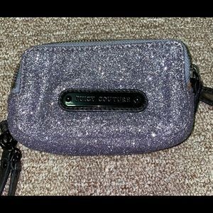 Silver sparkle Juicy Couture mini purse